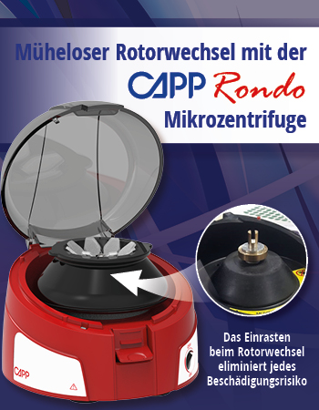 Neu und verbessert: CAPPRondo Mikrozentrifugen