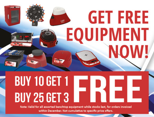 Get FREE CAPPRondo Benchtop Equipment